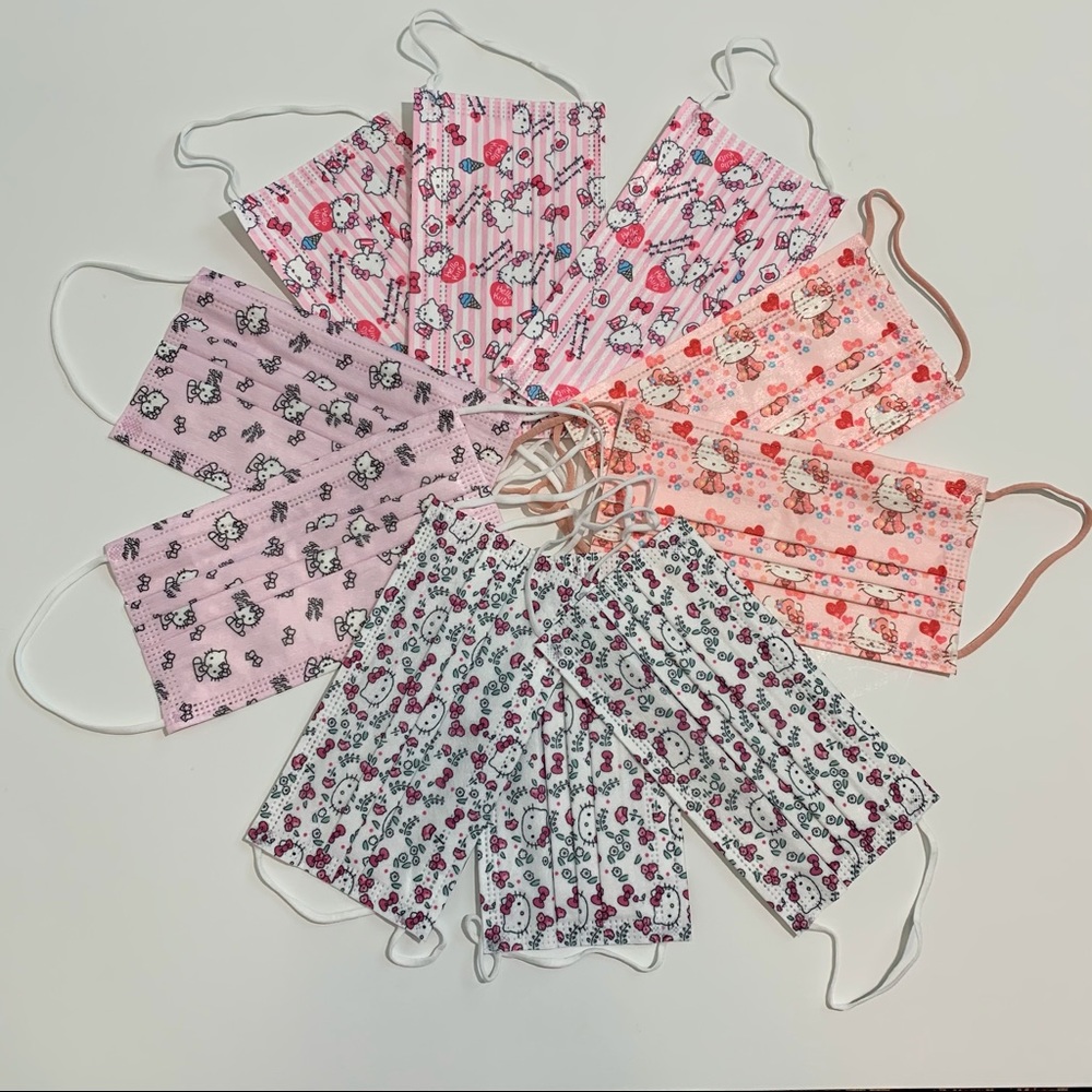 Hello Kitty Disposable Masks (Set of 10)